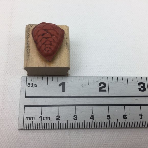 Stampin Up Assorted Note Thanks Bow Star Tracks Acorn Set 7 Rubber Stamps 1999 - Picture 6 of 9